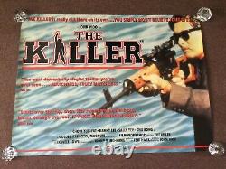 L'affiche britannique du film The Killer du réalisateur John Woo avec la star Chow Yun-fat