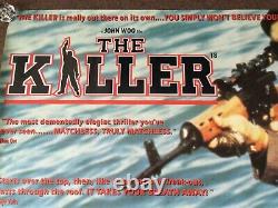 L'affiche britannique du film The Killer du réalisateur John Woo avec la star Chow Yun-fat