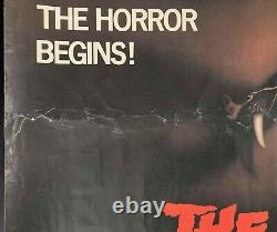 L'affiche de cinéma originale Quad du film The Howling de Joe Dante avec Dee Wallace 1981