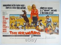 L'affiche de film originale britannique Quad de 1965 'La Récompense'