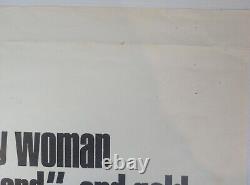 L'affiche de film originale britannique Quad de 1965 'La Récompense'