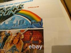 L'affiche originale du film Logan's Run Quad du Royaume-Uni de 1976. Aucune offre n'est envoyée du tout.