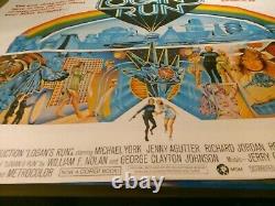 L'affiche originale du film Logan's Run Quad du Royaume-Uni de 1976. Aucune offre n'est envoyée du tout.