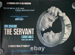 L'affiche originale du film Quad de The Servant Joseph Losey Dirk Bogarde années 2000 RR