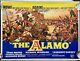 L'affiche Originale Du Film The Alamo Avec Richard Widmark, John Wayne En Format Quad Au Cinéma.
