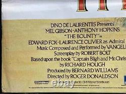 L'affiche originale du film The Bounty Quadruple avec Mel Gibson et Brian Bysouth en 1984