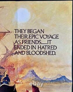 L'affiche originale du film The Bounty avec Mel Gibson et Brian Bysouth en 1984