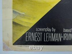 L'affiche originale du film britannique Quad de 1963 avec Paul Newman