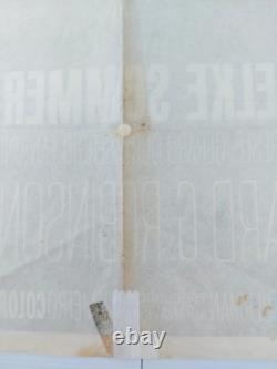 L'affiche originale du film britannique Quad de 1963 avec Paul Newman