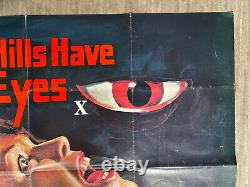 L'affiche quad des Collines ont des yeux U. K. 30x40