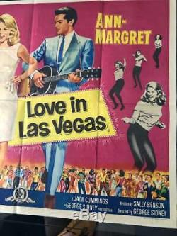 L'amour À Las Vegas 1964 Affiche Originale De Cinéma De Quad Cinema Elvis Ann Margret