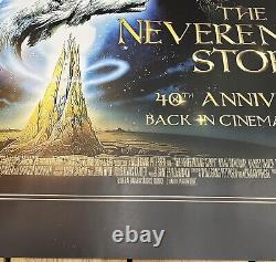 L'histoire sans fin 40e anniversaire Original UK Quad Affiche de film