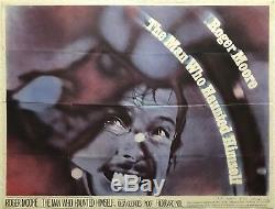L'homme Qui S'est Hanté Original Movie Quad 1970 Roger Moore Chantrell Art