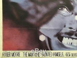 L'homme Qui S'est Hanté Original Movie Quad 1970 Roger Moore Chantrell Art