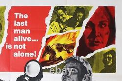 L'homme oméga affiche de film vintage U.K. Quad originale de 1971