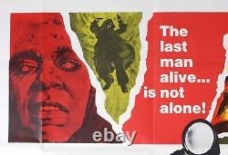 L'homme oméga affiche de film vintage U.K. Quad originale de 1971