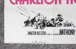 L'homme oméga affiche de film vintage U.K. Quad originale de 1971