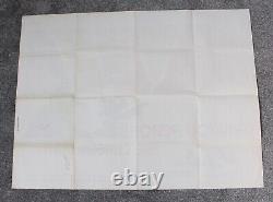 L'homme oméga affiche de film vintage U.K. Quad originale de 1971