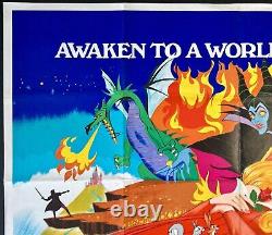 La Belle au bois dormant Affiche de film originale Quad Walt Disney Première réédition