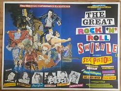La Grande Arnaque du Rock'n'Roll, L' (1980) Affiche originale britannique Quad en très bon état