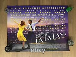 La La Land (2016) Affiche de film originale roulée, près de la menthe - British Quad