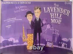 La bande de Lavender Hill - Affiche de film Quad 4K DS Royaume-Uni 2024 COMÉDIE EALING ALEC GUINNESS