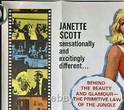 La jungle de la beauté - Affiche originale du cinéma Quad Movie de Val Guest avec Ian Hendry en 1964