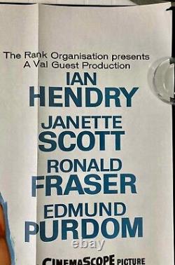 La jungle de la beauté - Affiche originale du cinéma Quad Movie de Val Guest avec Ian Hendry en 1964