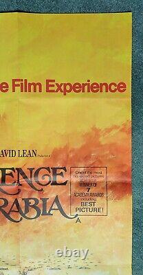 Lawrence Of Arabia (1962, Rr1970) Affiche Originale Du Quad Britannique Peter O'toole