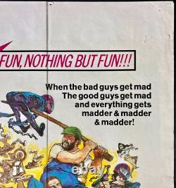 Le 7ème Voyage de Sinbad / Attention ! Affiche de film originale Quad Ray Harryhausen