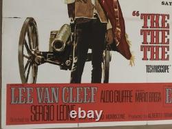 Le Bon, la Brute et le Truand (1966), Affiche originale britannique en quadrilatère