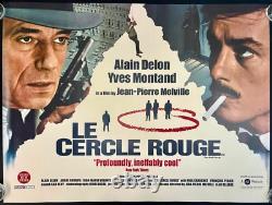 Le Cercle Rouge AFFICHE DE FILM QUAD ORIGINAL Alain Delon 2003RR BFI