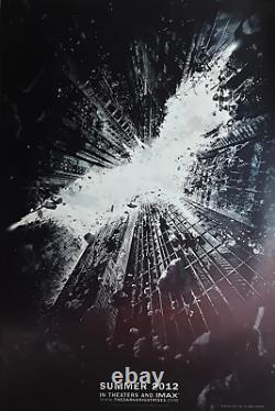 Le Chevalier Noir se lève - Affiche de film 2012 Original Advance One Teaser