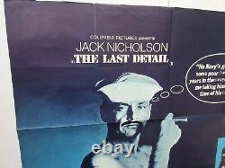 Le Dernier Détail Jack Nicholson, Randy Quaid, Affiche Originale Quad Columbia