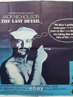 Le Dernier Détail Jack Nicholson, Randy Quaid, Affiche Originale Quad Columbia