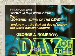 Le Jour Des Morts Affiche De Cinéma Originale Quad 1985 George A. Romero Zombies