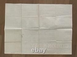 Le Jour de Gideon (1958), Affiche de film britannique originale en format quad