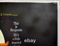 Le Lauréat Affiche de Film Quad Originale 1967 Anne Bancroft Dustin Hoffman
