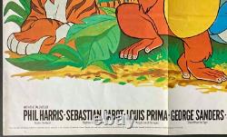 Le Livre de la Jungle / La Noël de Mickey Affiche Originale Quad de Film au Cinéma Disney