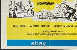 Le Magicien d'Oz / Tom Pouce ORIGINAL Quad Affiche de Film Cinéma Judy Garland RR