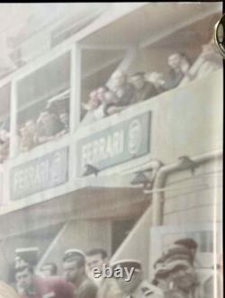 Le Mans'66 Ford contre Ferrari Affiche de film originale Quad Matt Damon Christian Bale