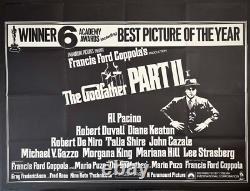 Le Parrain, Partie II - Affiche de Film Originale Quad Al Pacino Robert DeNiro 1974