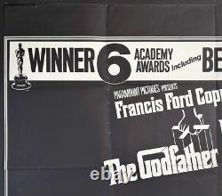 Le Parrain, Partie II - Affiche de Film Originale Quad Al Pacino Robert DeNiro 1974
