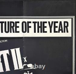 Le Parrain, Partie II - Affiche de Film Originale Quad Al Pacino Robert DeNiro 1974