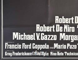 Le Parrain, Partie II - Affiche de Film Originale Quad Al Pacino Robert DeNiro 1974