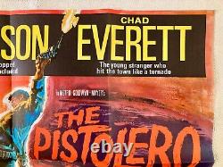 Le Pistolero de Red River - Affiche originale Quad 1967 Glenn Ford Angie Dickinson