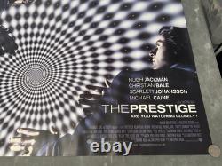 Le Prestige (2006) Affiche Quad de Cinéma D/S UK Originale, Christopher Nolan Rouleau