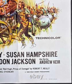 Le Prince Combattant de Donegal - Affiche de Film Originale Quad Peter McEnery Disney