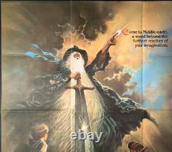 Le Seigneur des Anneaux Affiche de Film Cinéma Quad Originale Ralph Bakshi Tom Jung 1978