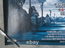 Le Troisième Homme 75ème Anniversaire réédition Affiche Quad Cinéma Originale Royaume-Uni